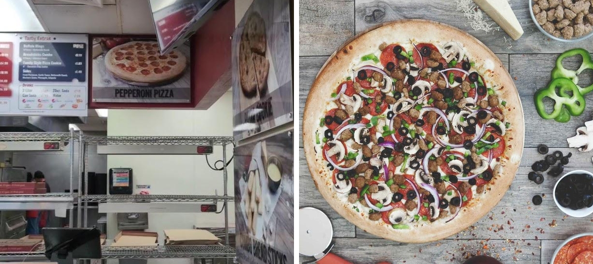 Fast 5 Pizza Menu