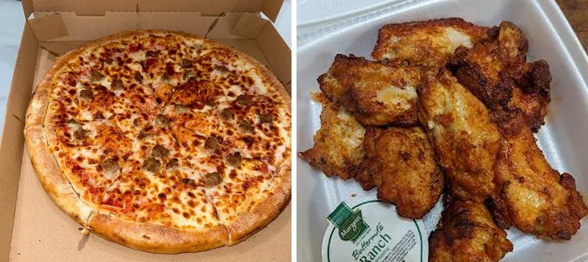 Fast 5 Pizza Menu